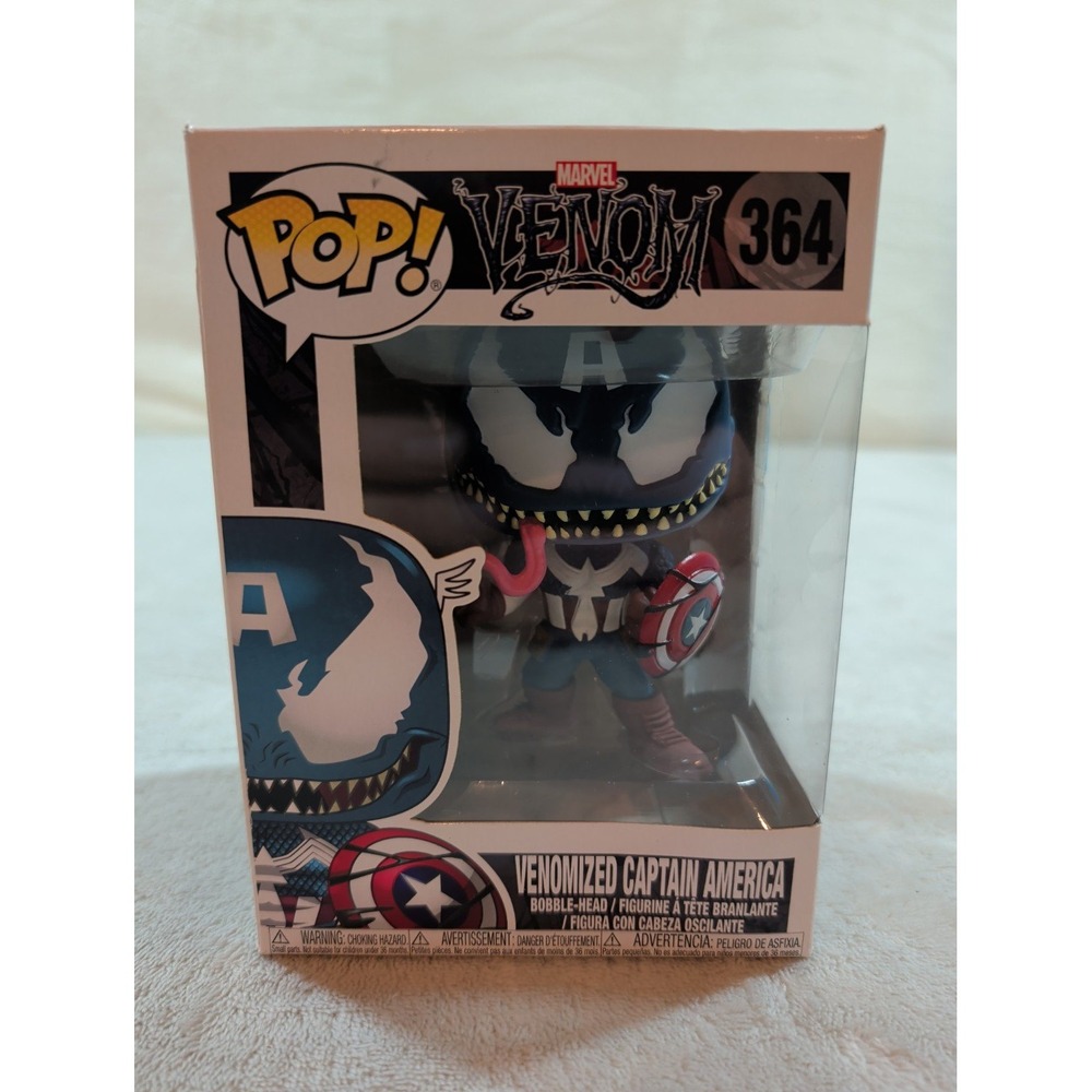 Funko Pop Marvel Venomized Captain America 364 Vinyl Bobble-Head Figure